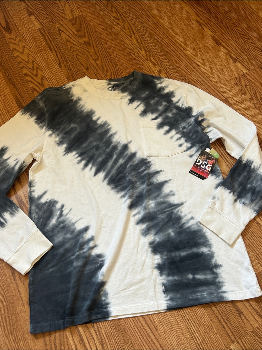 DSG Men's Long Sleeve Tie-Dye Pocket Shirt